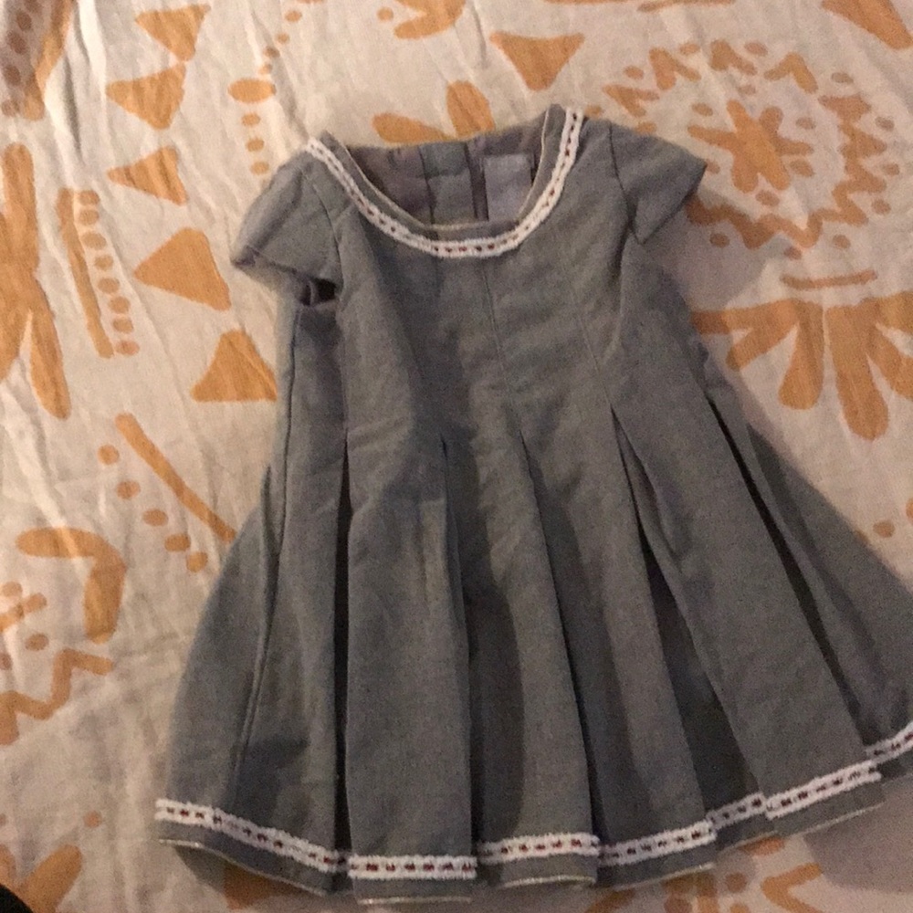 Gray dress for girl